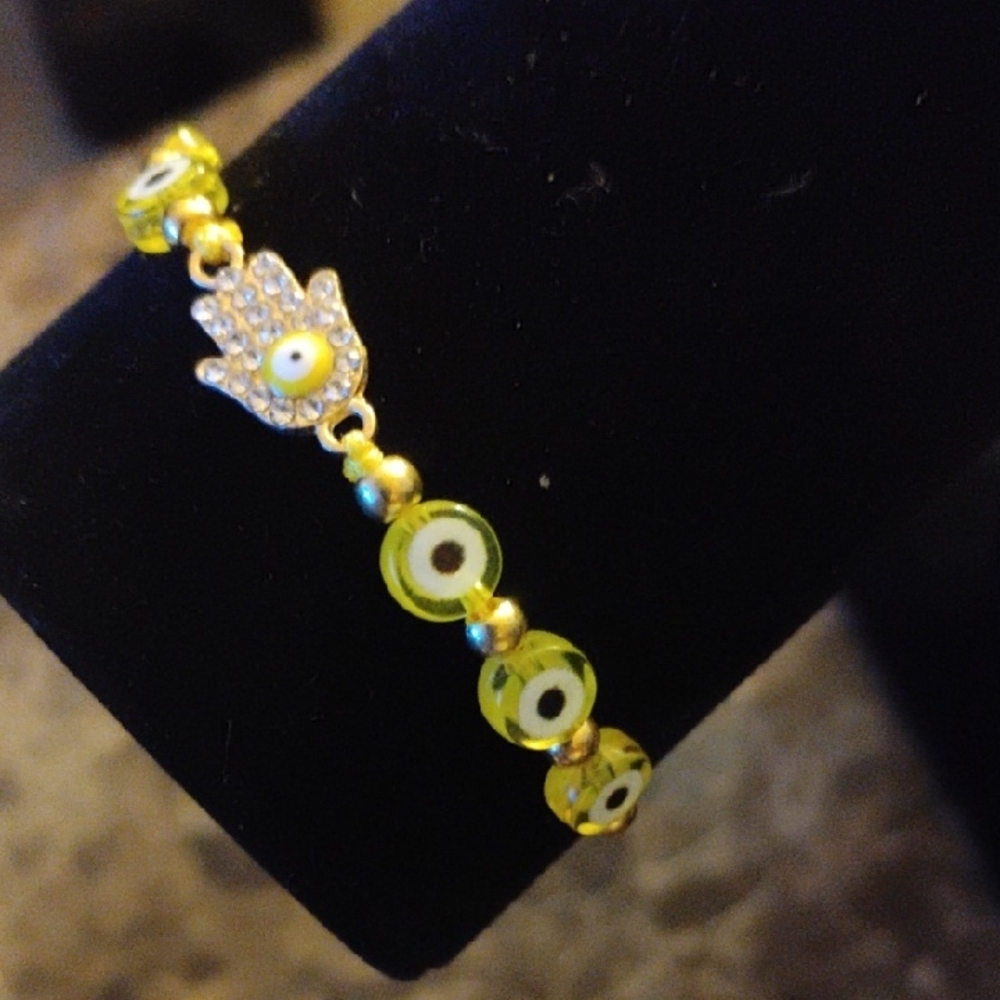 Gold Evil Eye Bracelet